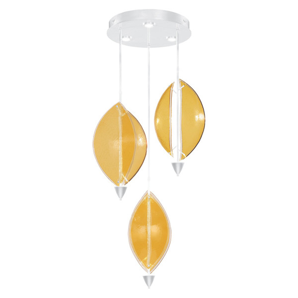 Fine Art Handcrafted Lighting - 100064-62 - LED Pendant - Embark - White