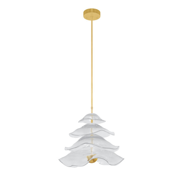 Fine Art Handcrafted Lighting - 100061-33 - LED Pendant - Embark - Gold