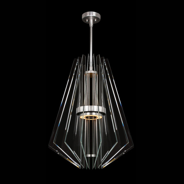 Fine Art Handcrafted Lighting - 917040-1ST - LED Pendant - Newton - Silver
