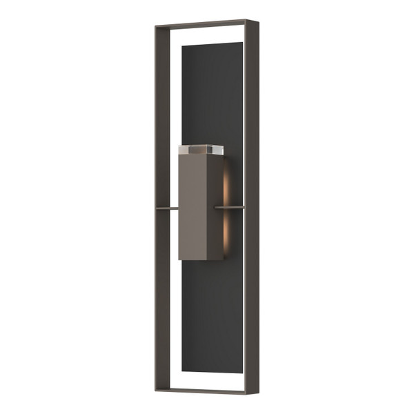 Hubbardton Forge - 302608-SKT-77-80-ZM0736 - Two Light Outdoor Wall Sconce - Shadow Box - Coastal Dark Smoke