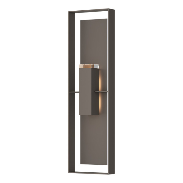 Hubbardton Forge - 302608-SKT-77-77-ZM0736 - Two Light Outdoor Wall Sconce - Shadow Box - Coastal Dark Smoke