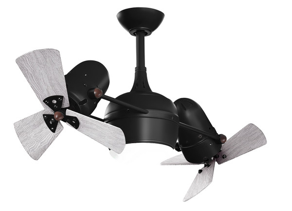 Matthews Fan Company - DGLK-BK-WDBW - Ceiling Fan - Dagny - LK - Matte Black