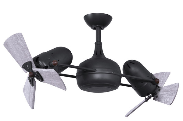 Matthews Fan Company - DG-BK-WDBW - 41" Ceiling Fan - Dagny - Matte Black