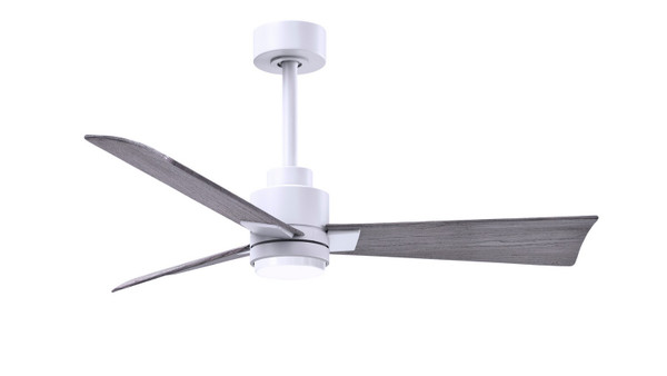 Matthews Fan Company - AKLK-MWH-BW-42 - 42" Ceiling Fan - Alessandra - LK - Matte White