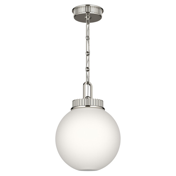 Kichler - 52866PN - One Light Pendant - Andorra - Polished Nickel