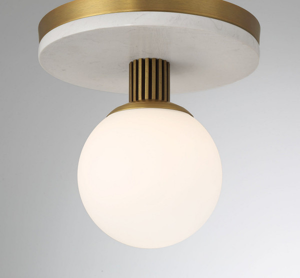 Eurofase - 50187-010 - LED Flush Mount - Carnagie - Antique Brass