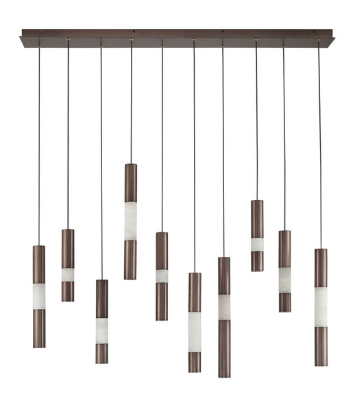 Eurofase - 50121-021 - LED Linear Chandelier - Ronda - Harlow Bronze