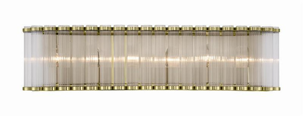 Eurofase - 50043-019 - Six Light Vanity - Glasbury - Gold