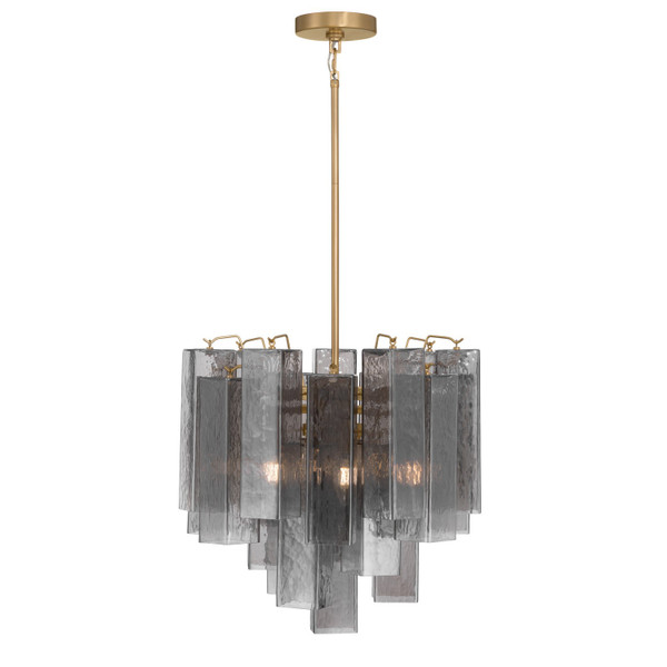 Metropolitan - N3146-GS-732 - Six Light Pendant - Torvento - Legacy Brass