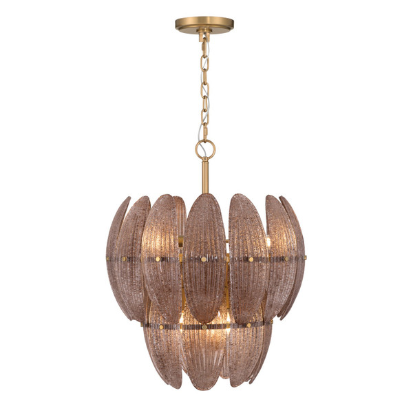 Metropolitan - N2246-BR-732 - Six Light Pendant - Marclaire - Legacy Brass