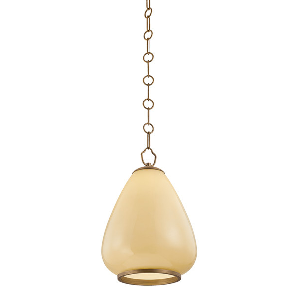 Mitzi - H1169701S-PBR - One Light Pendant - Maliah - Patina Brass