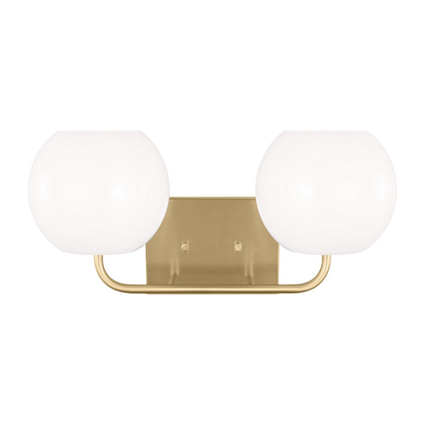 Generation Lighting - GLV1012SB - Two Light Vanity - Rory - Satin Brass