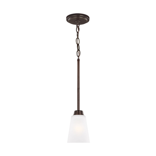 Generation Lighting - 6115201EN3-710 - One Light Mini-Pendant - Kerrville - Bronze