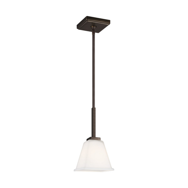 Generation Lighting. - 6113701-778 - One Light Mini-Pendant - Ellis Harper - Brushed Oil Rubbed Bronze