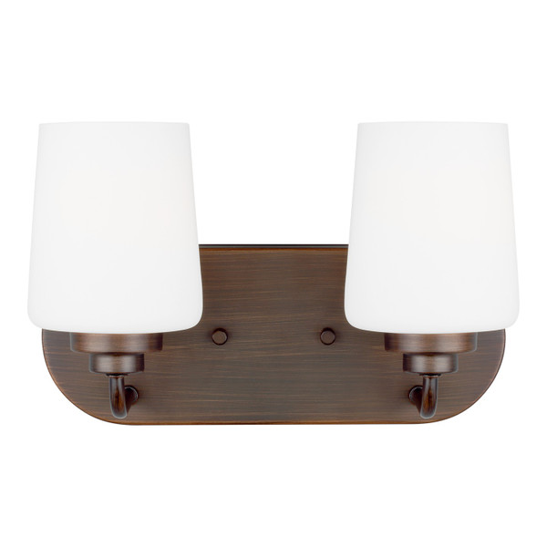 Generation Lighting - 4402802-710 - Two Light Wall / Bath - Windom - Bronze