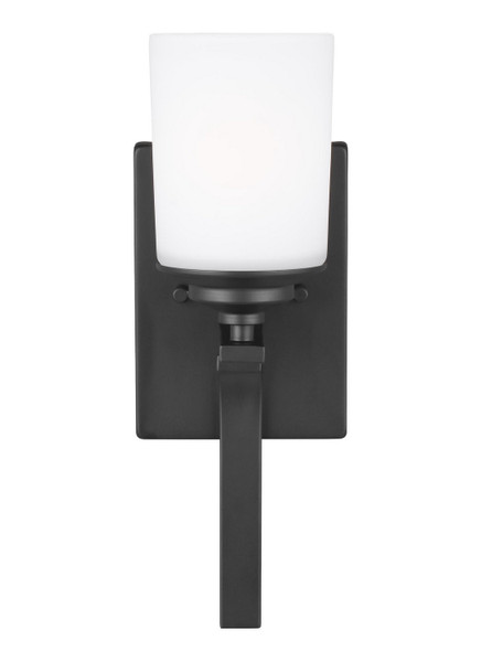 Generation Lighting - 4130701EN3-112 - One Light Wall / Bath Sconce - Kemal - Midnight Black