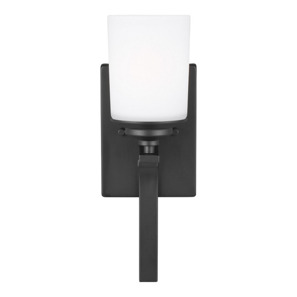 Generation Lighting - 4130701-112 - One Light Wall / Bath Sconce - Kemal - Midnight Black