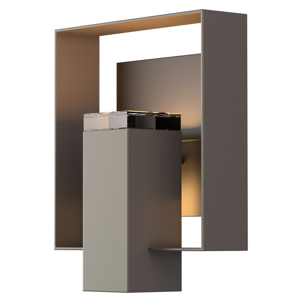 Hubbardton Forge - 302603-SKT-77-14-ZM0546 - One Light Outdoor Wall Sconce - Shadow Box - Coastal Dark Smoke