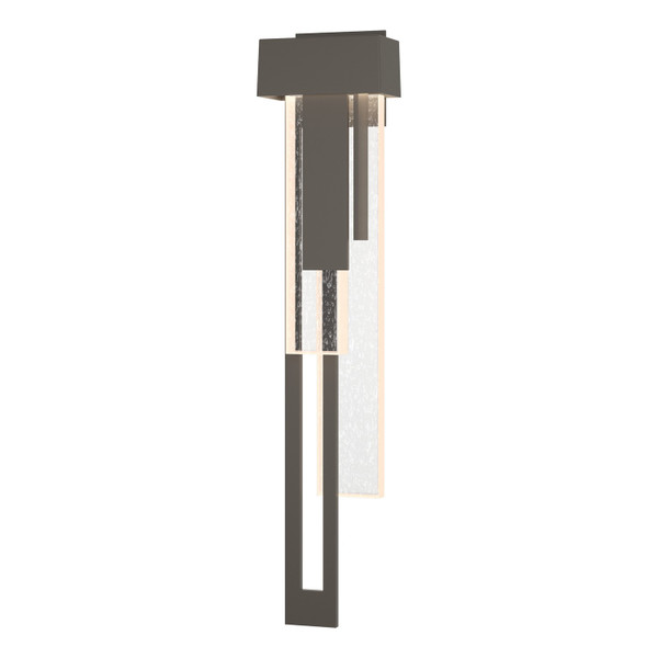 Hubbardton Forge - 302533-LED-LFT-77-II0596 - LED Outdoor Wall Sconce - Rainfall - Coastal Dark Smoke