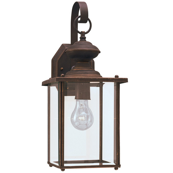 Generation Lighting. - 8458-71 - One Light Outdoor Wall Lantern - Jamestowne - Antique Bronze