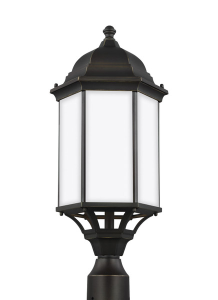 Generation Lighting. - 8238751EN3-71 - One Light Outdoor Post Lantern - Sevier - Antique Bronze