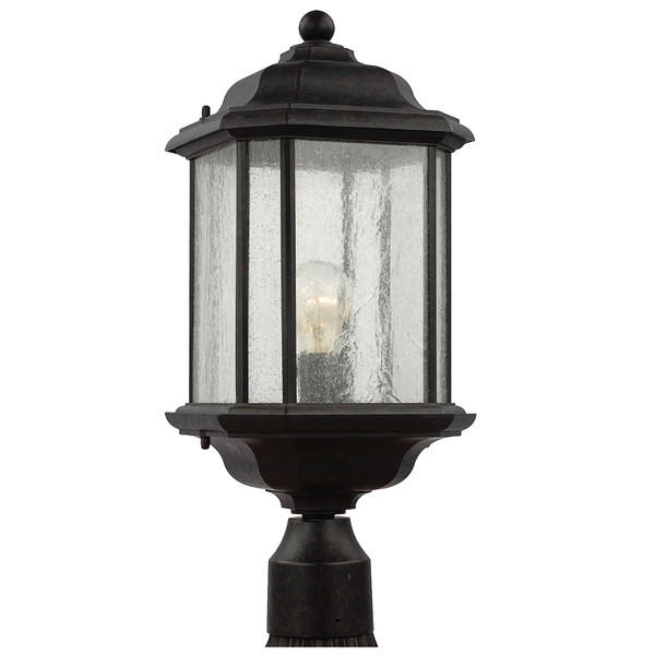 Generation Lighting. - 82029-746 - One Light Outdoor Post Lantern - Kent - Oxford Bronze