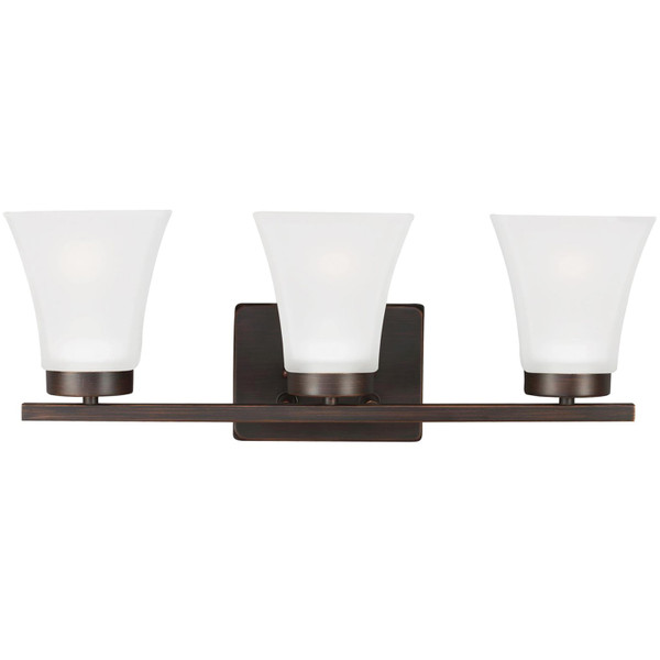 Generation Lighting. - 4411603EN3-710 - Three Light Wall / Bath - Bayfield - Bronze