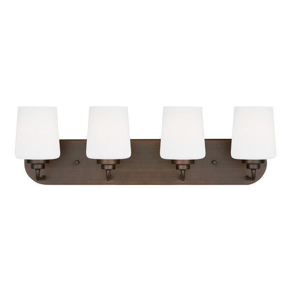 Generation Lighting. - 4402804-710 - Four Light Wall / Bath - Windom - Bronze