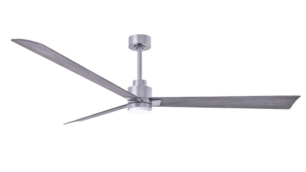 Matthews Fan Company - AKLK-BN-BW-72 - 72"Ceiling Fan - Alessandra - LK - Brushed Nickel