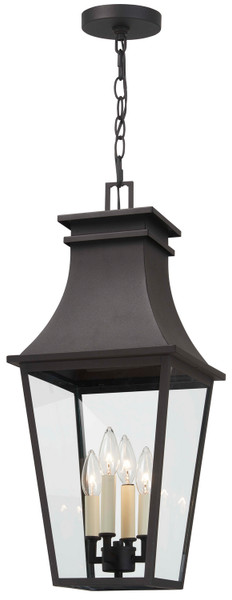 Minka-Lavery - 7998-66 - Four Light Outdoor Chain Hung - Gloucester - Sand Coal