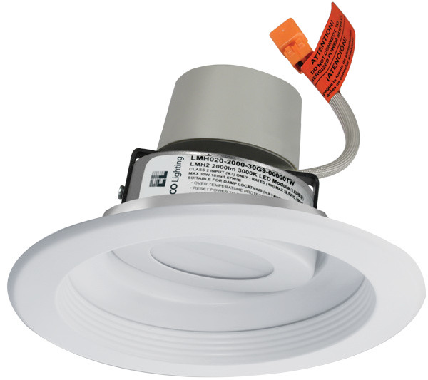 Elco Lighting - E616R0830W - 6" LED Adjstbl Bffl Insrt Drvr 850Lm 30K - All White