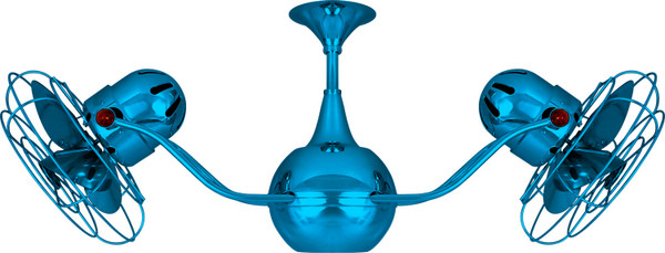 Matthews Fan Company - VB-LTBLUE-MTL - 42"Ceiling Fan - Vent-Bettina - Light Blue