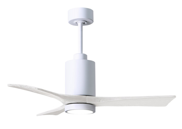 Matthews Fan Company - PA3-WH-MWH-42 - 42"Ceiling Fan - Patricia - Gloss White