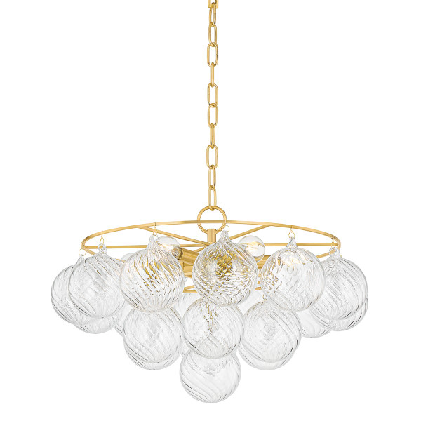 【mee..＊】② Light Bulbs Etc. - Mitzi Mimi Six Light Chandelier in Aged