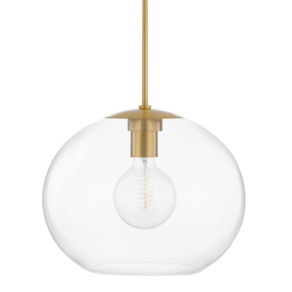 Mitzi - H270701XL-AGB - One Light Pendant - Margot - Aged Brass