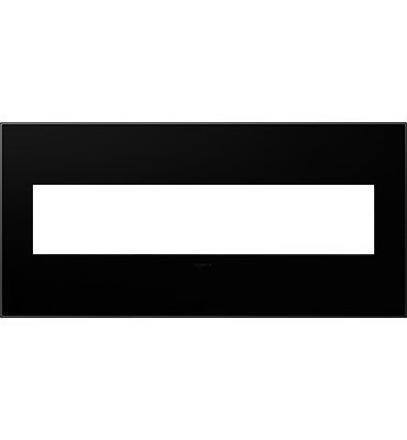 Legrand - AWP5GNK1 - Gang Wall Plate - Adorne - Black