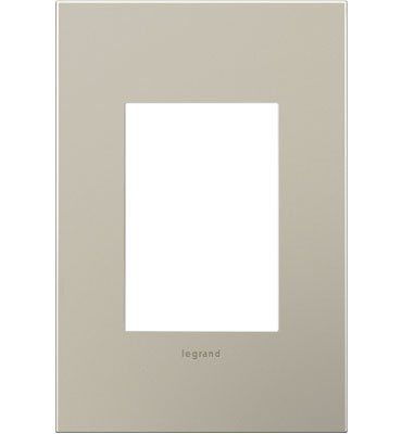 Legrand - AWC1G3SN4 - Wall Plate - Adorne - Nickel