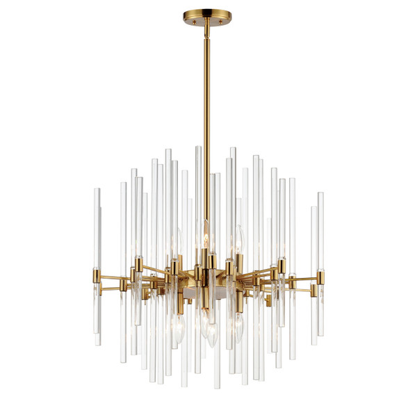 Maxim - 38405CLHR - Eight Light Chandelier - Divine - Heritage