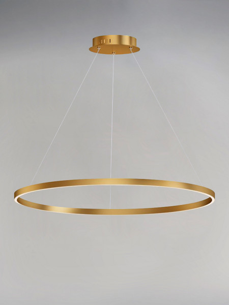 ET2 - E22728-GLD - LED Pendant - Groove WiZ - Gold