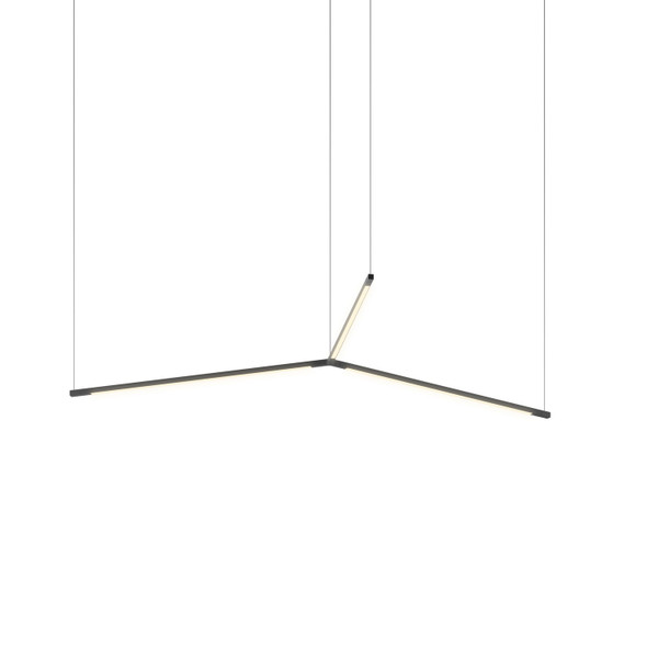 Koncept - ZBP-24-TR-SW-MTB-CNP - LED Pendant - Z-Bar Pendant - Matte Black