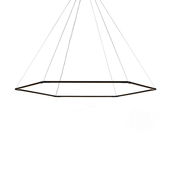 Koncept - ZBP-24-H-SW-MTB-CNP - LED Pendant - Z-Bar Pendant - Matte Black