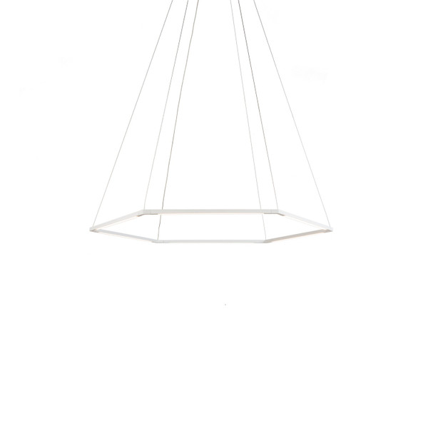 Koncept - ZBP-16-H-SW-MWT-CNP - LED Pendant - Z-Bar Pendant - Matte White