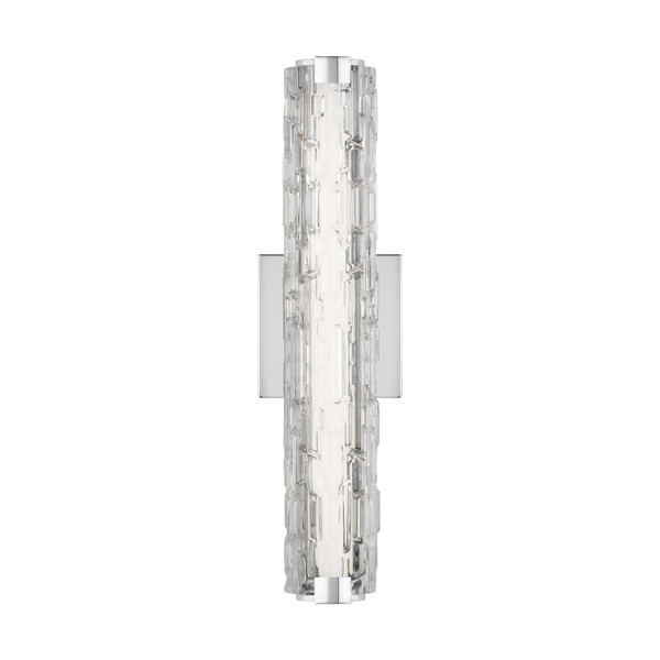Visual Comfort Studio - WB1876CH-L1 - LED Wall Sconce - Cutler - Chrome