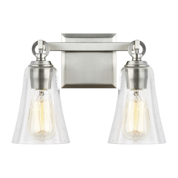 Visual Comfort Studio - VS24702SN - Two Light Vanity - Monterro - Satin Nickel