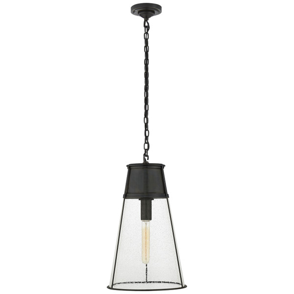 Visual Comfort Signature - TOB 5753BZ-SG - One Light Pendant - Robinson - Bronze