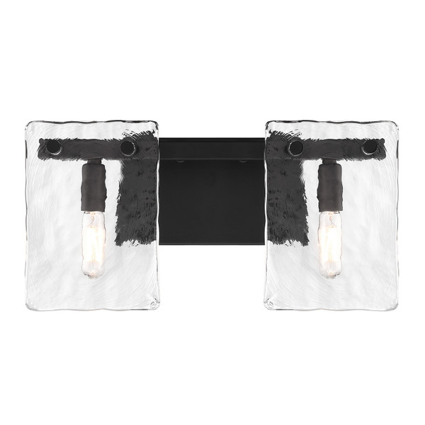 Savoy House - 8-8204-2-BK - Two Light Bathroom Vanity - Genry - Matte Black