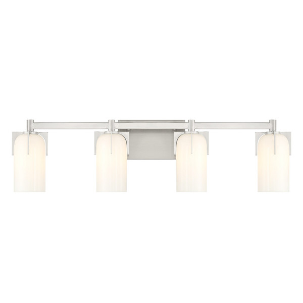 Savoy House - 8-4128-4-SN - Four Light Bathroom Vanity - Caldwell - Satin Nickel