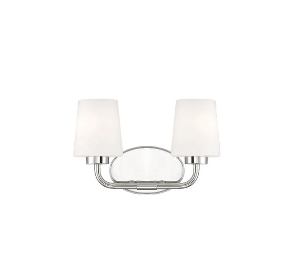 Savoy House - 8-4090-2-109 - Two Light Bath Bar - Capra - Polished Nickel