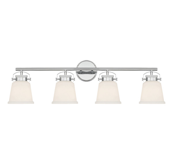 Savoy House - 8-1627-4-11 - Four Light Bathroom Vanity - Kaden - Polished Chrome
