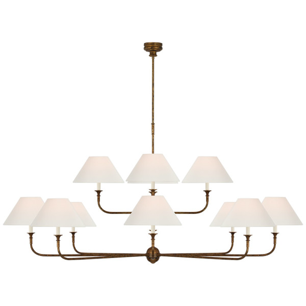 Visual Comfort Signature - TOB 5458AG-L - LED Chandelier - Piaf - Antique Gild